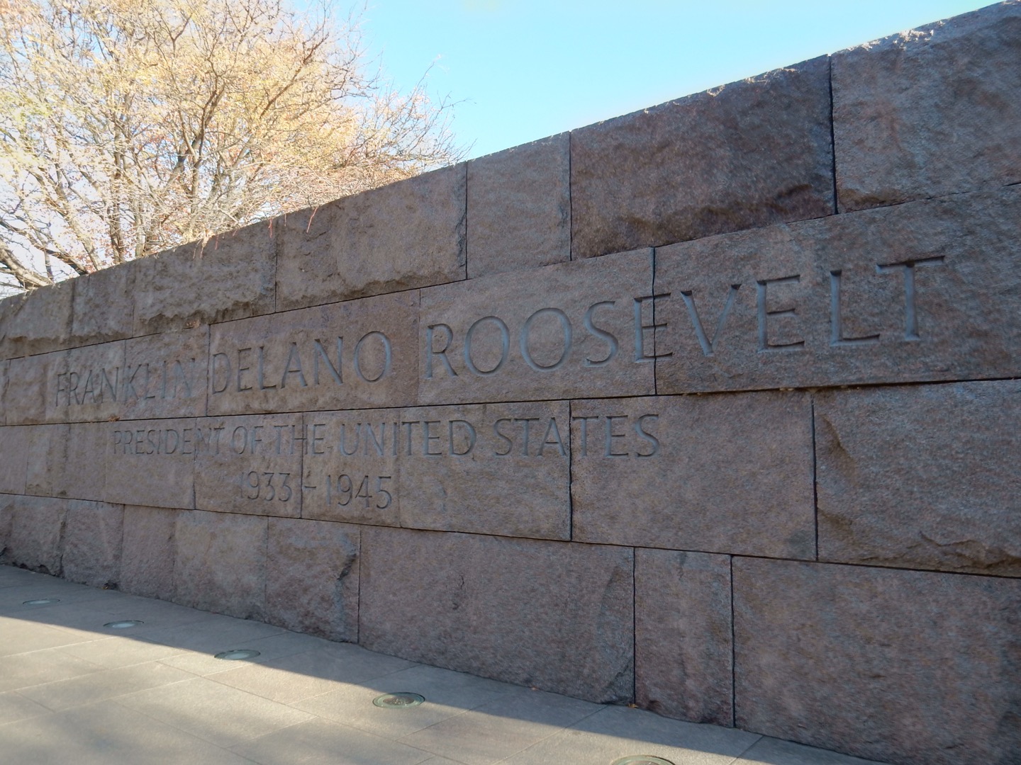 Franklin D Roosevelt Memorial